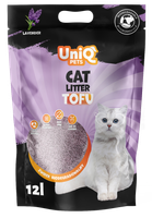 Żwirek tofu lawendowy dla kota biodegradowalny 5kg UNIQ PETS