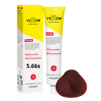 ALFAPARF YELLOW Farba 5.66s - Super jasny intensywny czerwony brąz - 100ml
