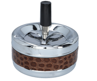 Mała Popielniczka Okrągła Papierosowa Zamykana