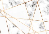 FOTOTAPETA FLIZ marmur złote linie pasy 3D 300x210