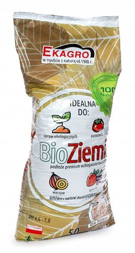Bio Ziemia Uniwersalna do kwiatów warzyw z Nawozem Podłoże Kompostowe na Arena.pl