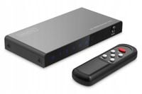 Przełącznik/Switch DIGITUS HDMI 3x1, 4K/60Hz UHD z HDR, 18 Gbps, HDCP 2.2