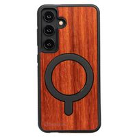 Drewniane Etui Bewood do Samsung Galaxy S25 PADOUK z MagSafe