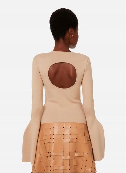 Sweter A.w.a.k.e. mode Openwork viscose jumper XS zdjęcie 3