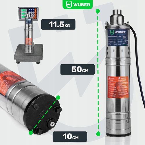 POMPA GŁĘBINOWA ŚRUBOWA 1100W DO WODY CZYSTEJ 1" DO STUDNI MOCNA 1700 L/H na Arena.pl