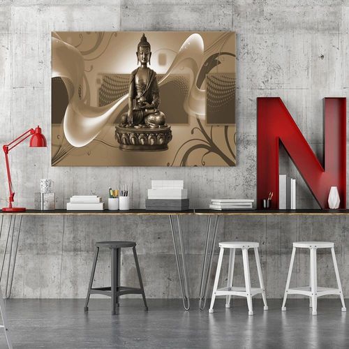 Obraz na płótnie - Canvas, Budda abstrakcja 4 zen 90x60 na Arena.pl