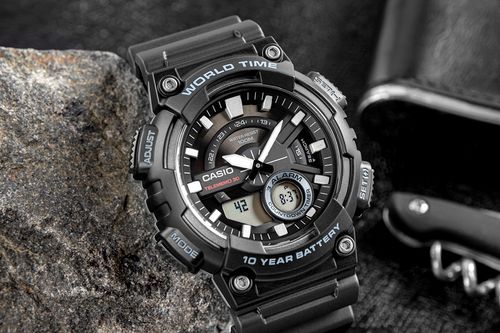 zegarek męski casio gerton aeq-110w-1avdf + box na Arena.pl