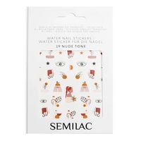 SEMILAC Naklejki wodne do paznokci Nude Tone 19