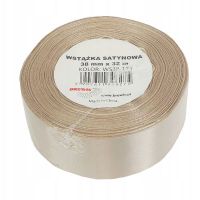 WSTĄŻKA SATYNOWA 38MM X 32M WS38-173 BREWIS MIGDAŁOWY