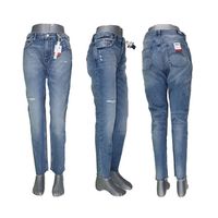 Damskie jeansy Tommy Jeans Izzy wysoki stan dziury DW0DW05019 - W33/L34