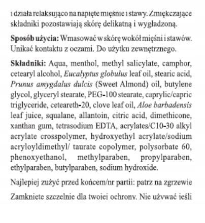 Nature's Sunshine Tei Fu NSP Balsam do masażu mięśnie stawy 118,3ml na Arena.pl