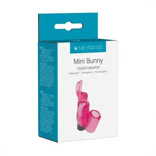 Wibrator- Me You Us Mini Bunny Finger Vibrator Pink zdjęcie 3
