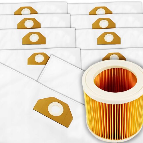 10x WORKI FILTR DO ODKURZACZA KARCHER WD3 SE4001 WD2 PLUS KWD V-17 V-15 V12 na Arena.pl