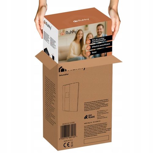 Osuszacz Powietrza Pochłaniacz Wilgoci 24h Mocny Oczyszczacz UV TiO2 na Arena.pl