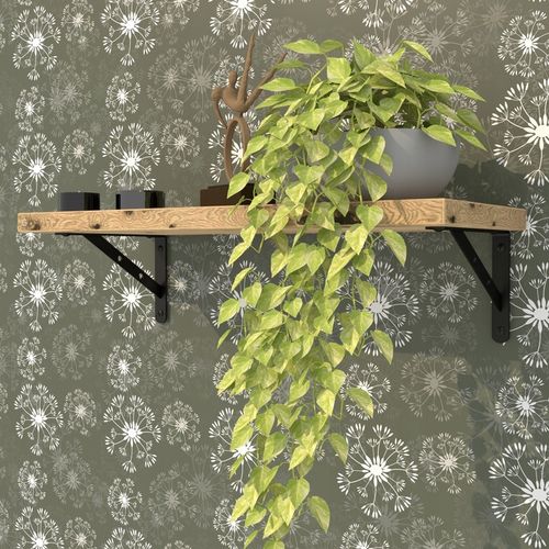 Mocny, czarny wspornik półki 50 cm, podpórka, kątownik do półki na Arena.pl