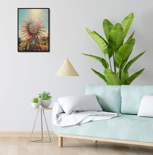 Plakat 40x55cm Słoneczna Medytacja na Arena.pl
