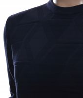 STROKERS klasyczny elegancki sweter męski z bawełny XL granatowy