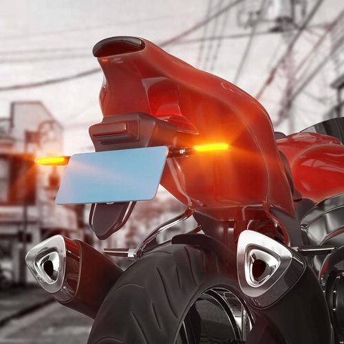 4x PŁYWAJĄCE DYNAMICZNE KIERUNKOWSKAZY MOTOCYKL QUAD SKUTER MOTOR CROSS na Arena.pl