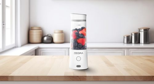 BLENDER BEZPRZEWODOWY KIELICHOWY 450ml 300W BIAŁY zabierz ze sobą! Zeegma na Arena.pl
