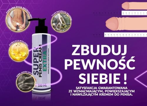 4-Razy Twardszy Penis - Krem Powiększający Penisa na Arena.pl