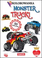 Kolorowanka Z Naklejkami. Monster Trucki