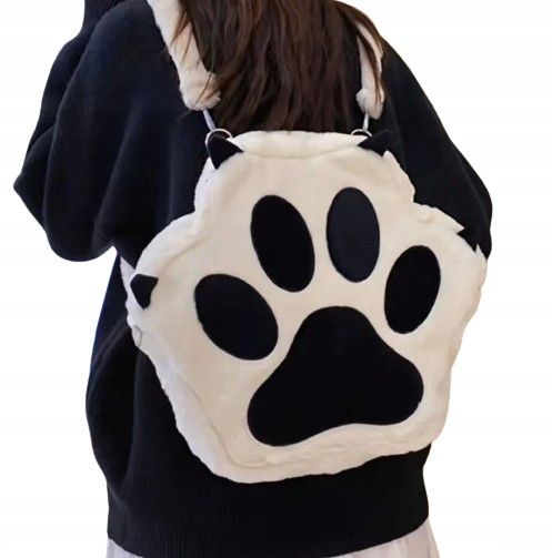 Plecak pluszowy kocia łapa zdjęcie 2