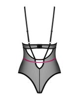 body erotyczne novenes obsessive czarne z cyrkoniami xl 2xl