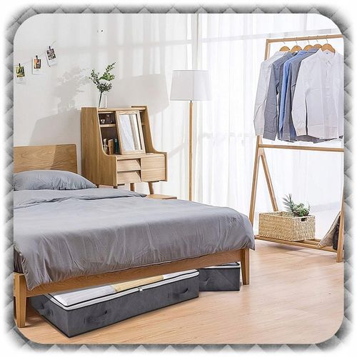 2x ORGANIZER NA POŚCIEL KOŁDRĘ Pojemnik Pokrowiec Ubrania pod Łóżko na Arena.pl