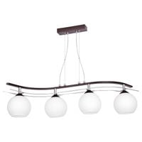 AGAT 2329/Z-B-4/KB Brązowa lampa wisząca - Nowoczesna, 4xE27