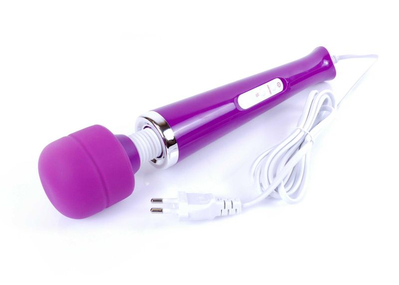 Stymulator-Magic Massager Wand Cable 110-240V Purple 10 Function zdjęcie 1