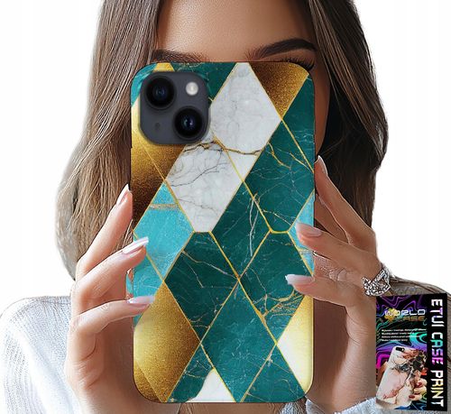 ETUI DO IPHONE 14 - ELEGANCKIE MODNE WZORY CASE + FOLIA na Arena.pl