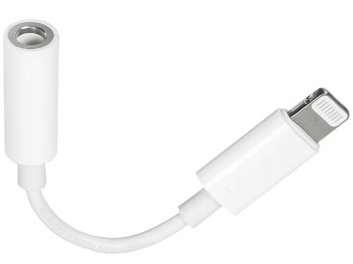ORYG PRZEJŚCIÓWKA LIGHTNING JACK 3.5MM IPHONE zdjęcie 12