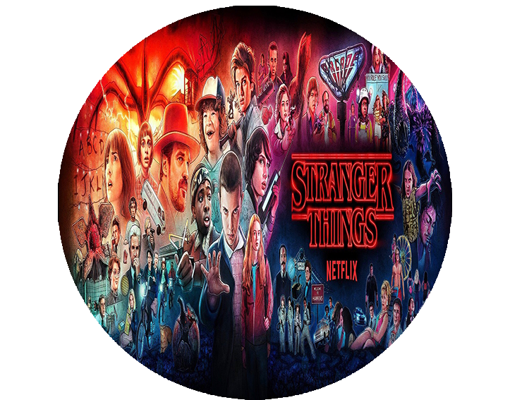 Opłatek na tort Stranger Things zdjęcie 1