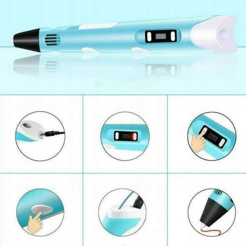 WOOPIE Długopis 3D Dla Dzieci Zestaw z Wyświetlaczem LED - Kreatywna Zabawa na Arena.pl