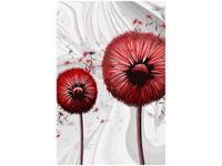 80CM 120 OBRAZ CZERWONE DMUCHAWCE 3 ŚCIENNY