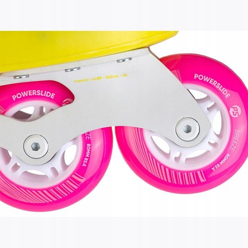 Rolki damskie Powerslide Zoom neon yellow 37-38 EU na Arena.pl
