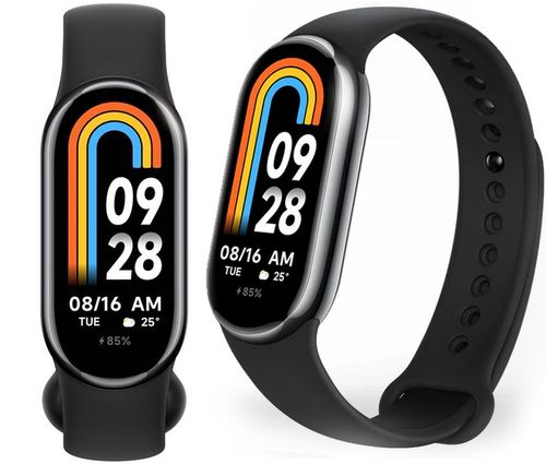 SMARTBAND XIAOMI Smart Band 8 Czarny AMOLED wodoodporność 5 ATM / 50 M na Arena.pl