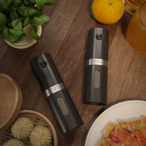 Młynek elektryczny do pieprzu i soli Fizz z akumulatorem Podstawka na Arena.pl