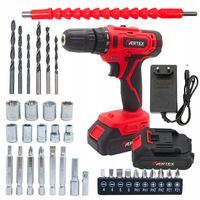 VERTEX WKRĘTARKA 18V /2x1,5Ah WALIZKA