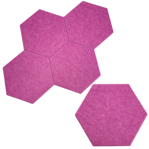 Panele Ścienne Filcowe 3D Heksagon Zagłówek Samoprzylepne Akustyczne Soft na Arena.pl