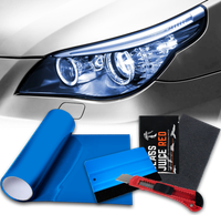 FOLIA DO PRZYCIEMNIANIA LAMP NIEBIESKA ZESTAW XXL