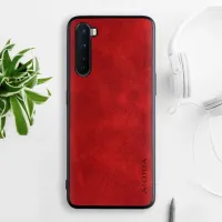 Etui AIORIA Vintage LEATHER do OnePlus Nord czerwony