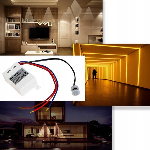 CZUJNIK ZMIERZCHU AUTOMATYCZNY DO LAMP LED PIR Z KABLEM 10A 240V na Arena.pl