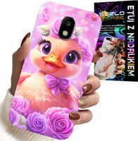 ETUI DO SAMSUNG GALAXY J5 2017 - SŁODKA KACZUCHA, KACZKA NA RÓŻOWYM TLE