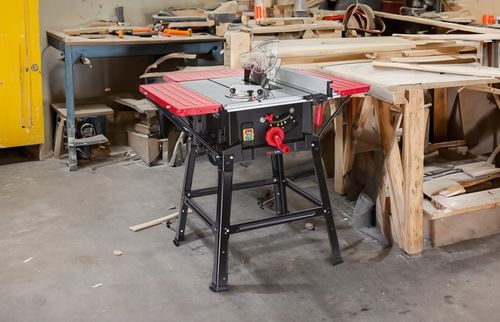 Piła STOŁOWA Pilarka Do Drewna Tarczowa Krajzega Stół Tarcza 3400W na Arena.pl