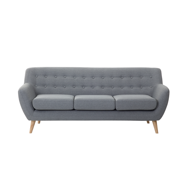 Sofa 3-osobowa jasnoszara MOTALA zdjęcie 1
