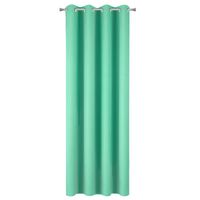 Zasłona jednokolorowa na przelotkach ADORE 140x250 miętowa