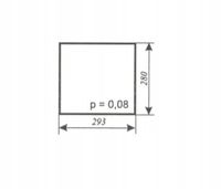 szyba tylna dolna do ciągnika C-330 Kunów nowy i stary typ bezbarwna płaska