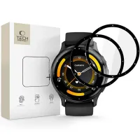 Szkło hybrydowe Tech-Protect Glass Flex+ 2-pack na Garmin Venu 3 - czarne