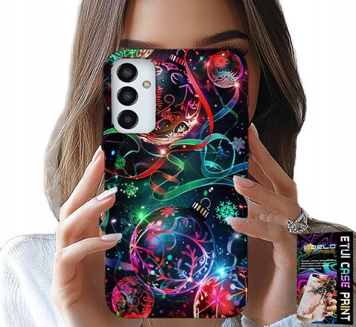 ETUI DO SAMSUNG GALAXY M23 - ŚWIĄTECZNE BOMBKI, CHOINKA, CASE + FOLIA na Arena.pl